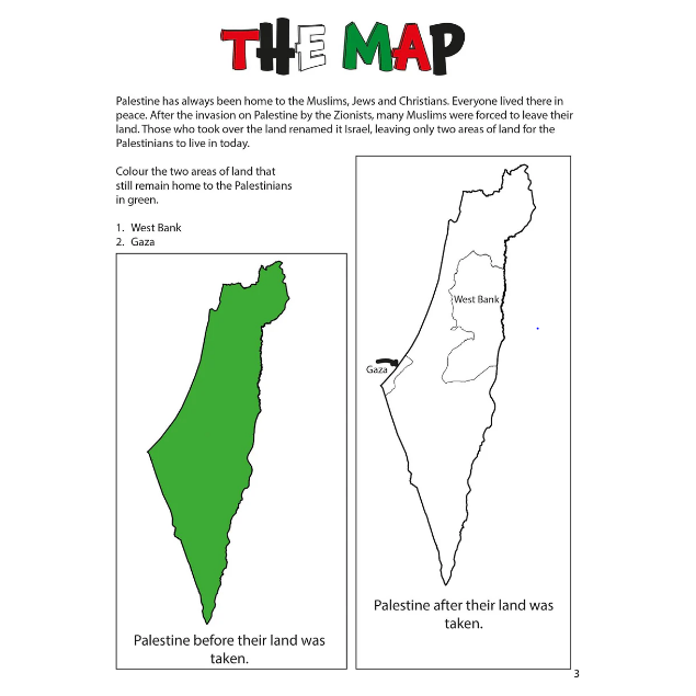 Palestine Activity Book (With Stickers)