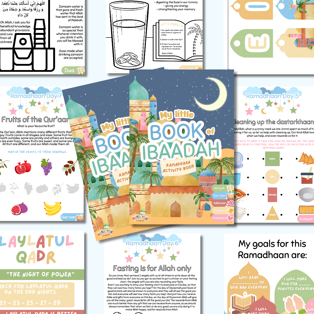 My Little Book of Ibaadah - Ramadhaan Activity Book