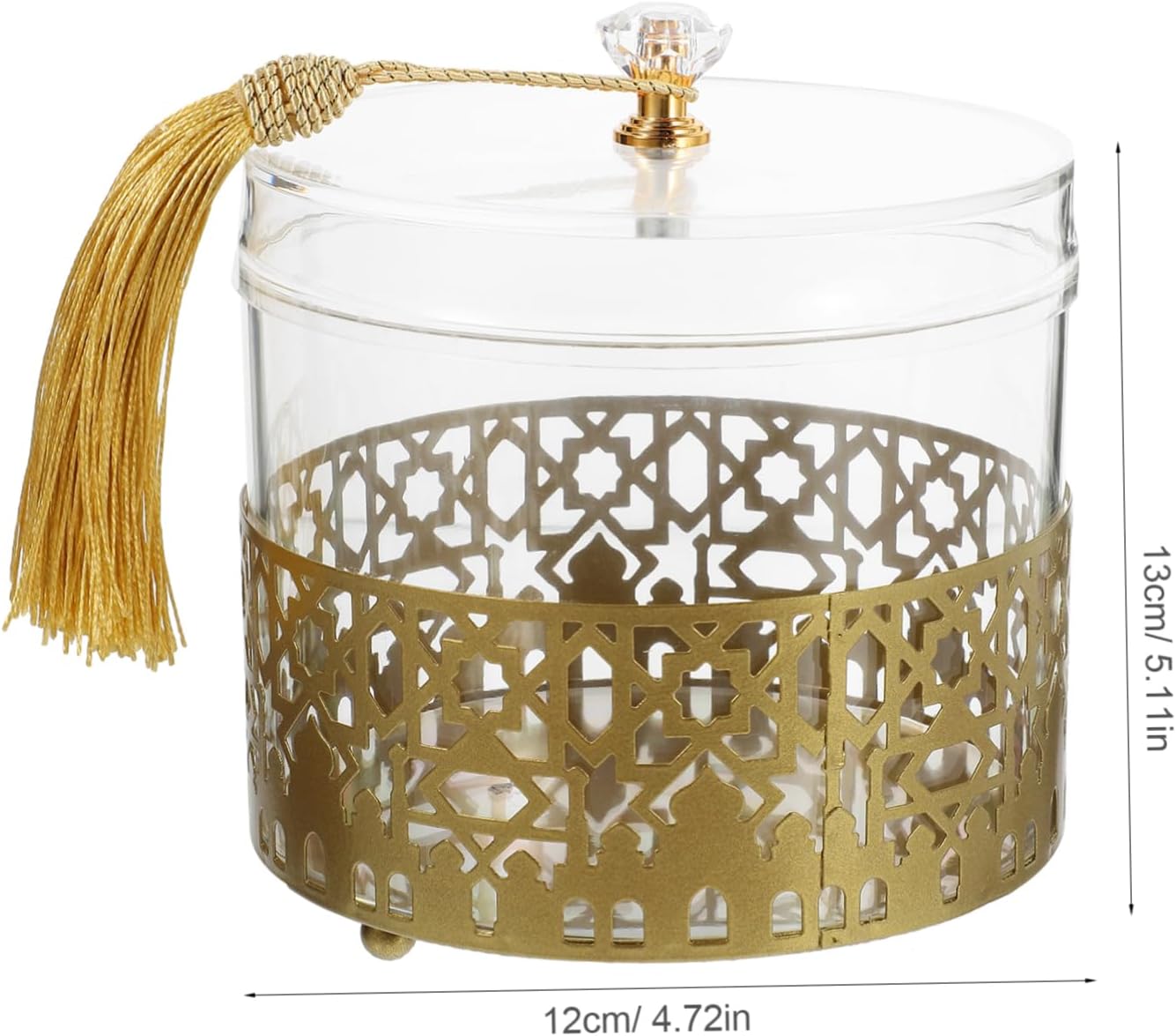 Ornamental Gift Jar - Gold