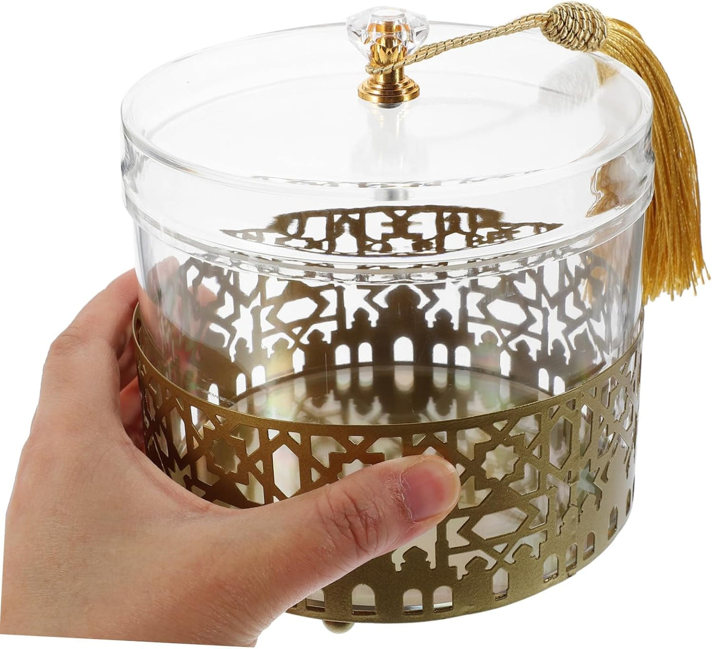 Ornamental Gift Jar - Gold