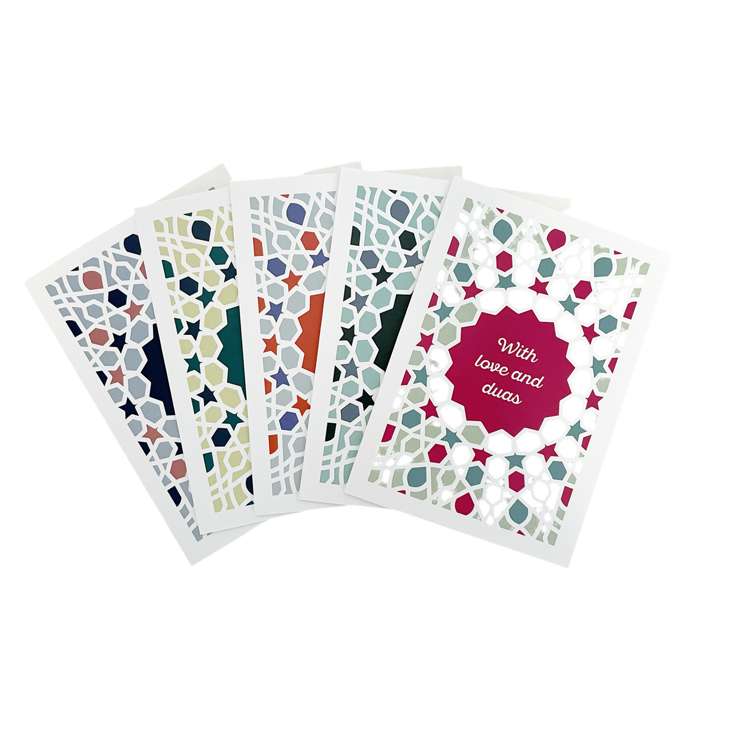 With Love and Duas - Greeting Card Set (5 Pack)