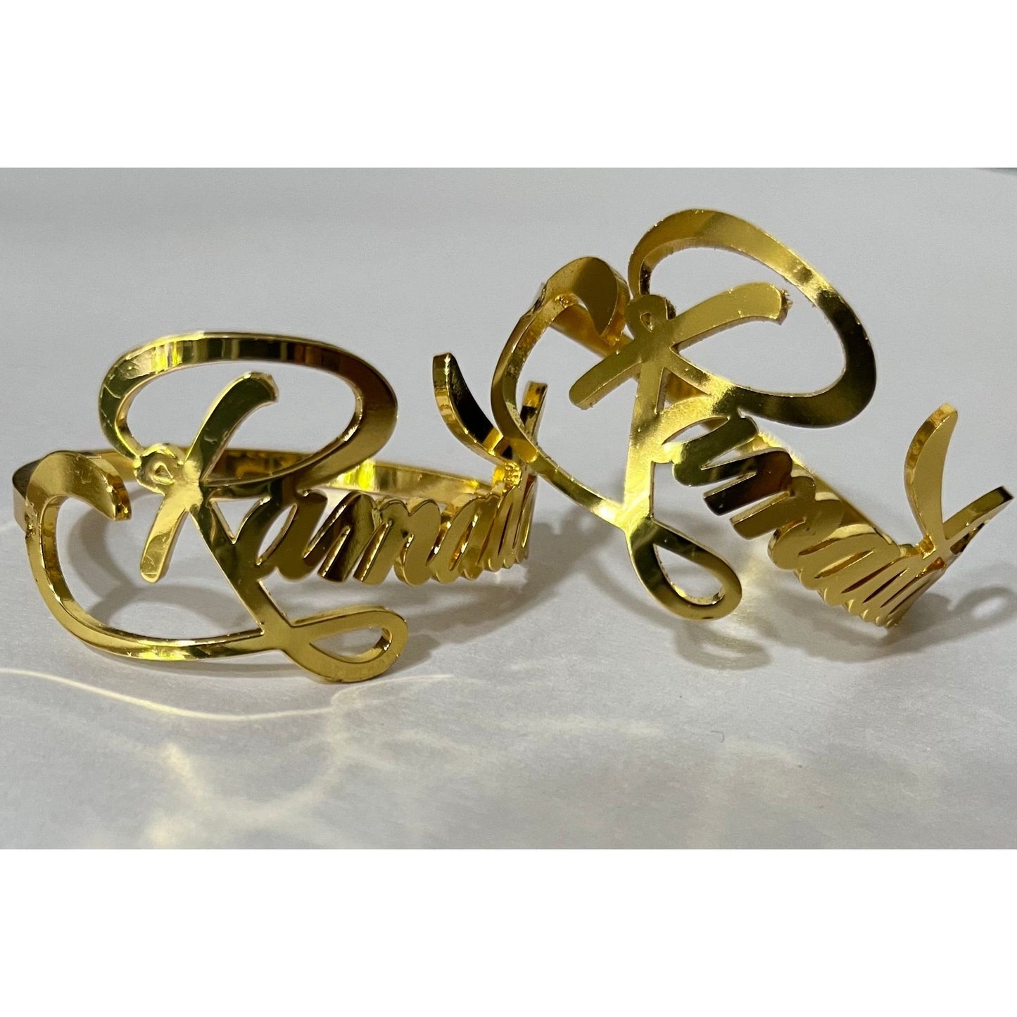 Ramadan Napkin Ring - Gold (Set of 6)