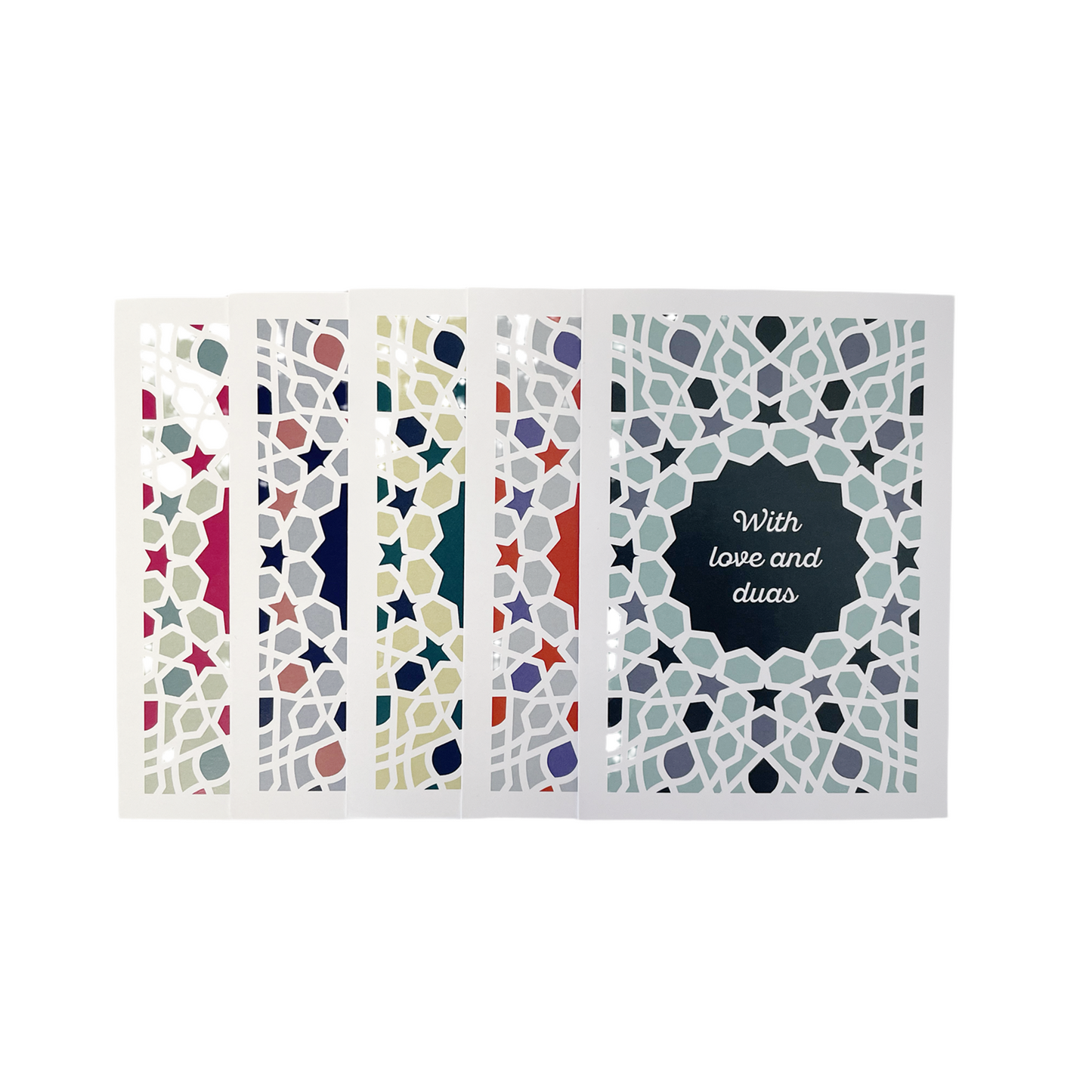 With Love and Duas - Greeting Card Set (5 Pack)