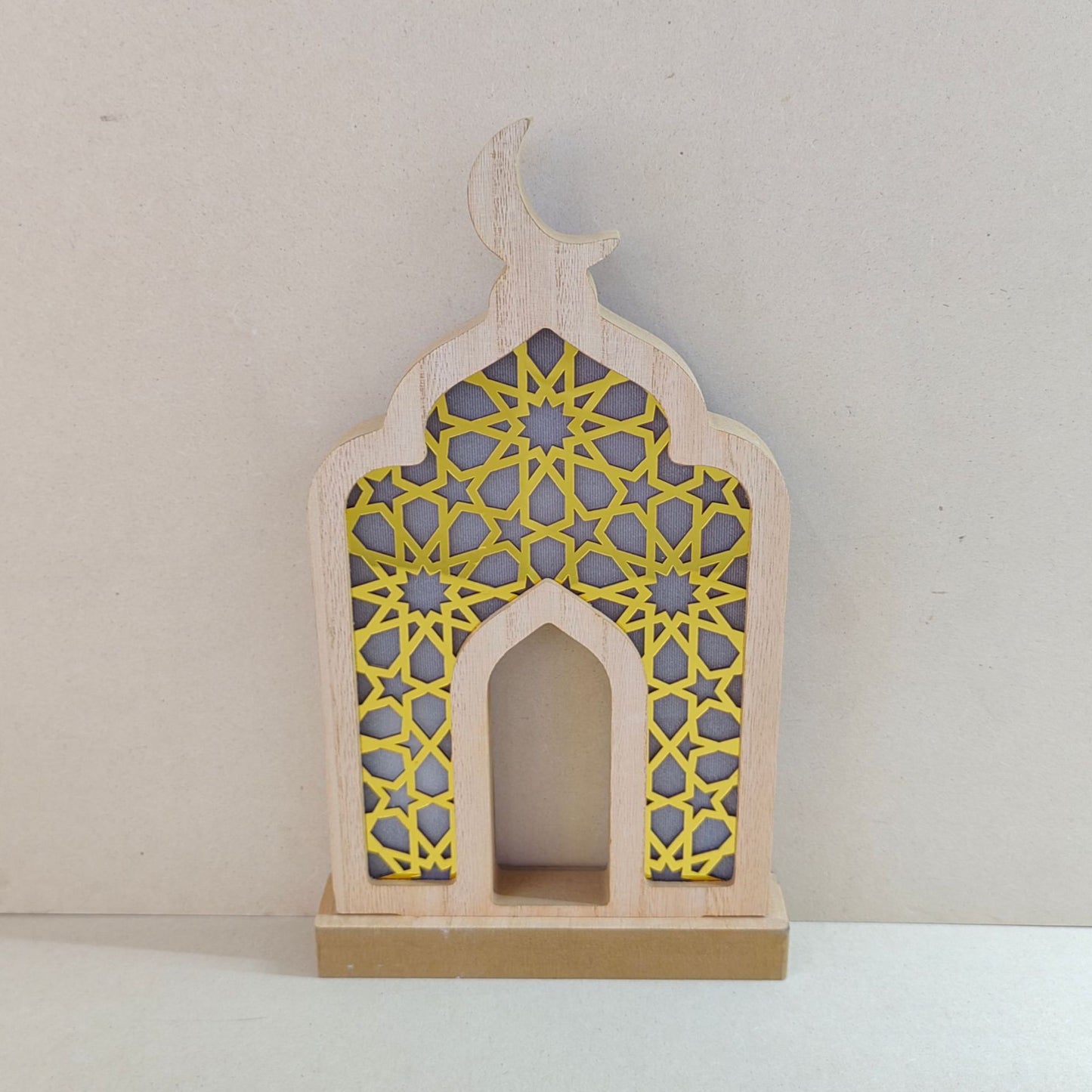 Light Up Masjid Door - Wooden