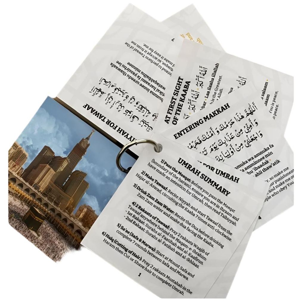 Umrah / Madinah Dua Cards for Umrah