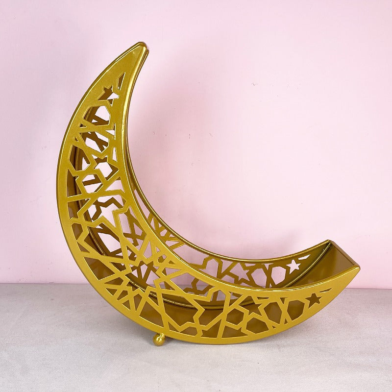 Upright Moon Bowl: Gold Metal