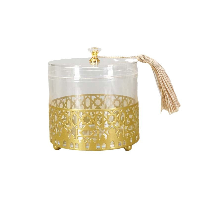 Ornamental Gift Jar - Gold