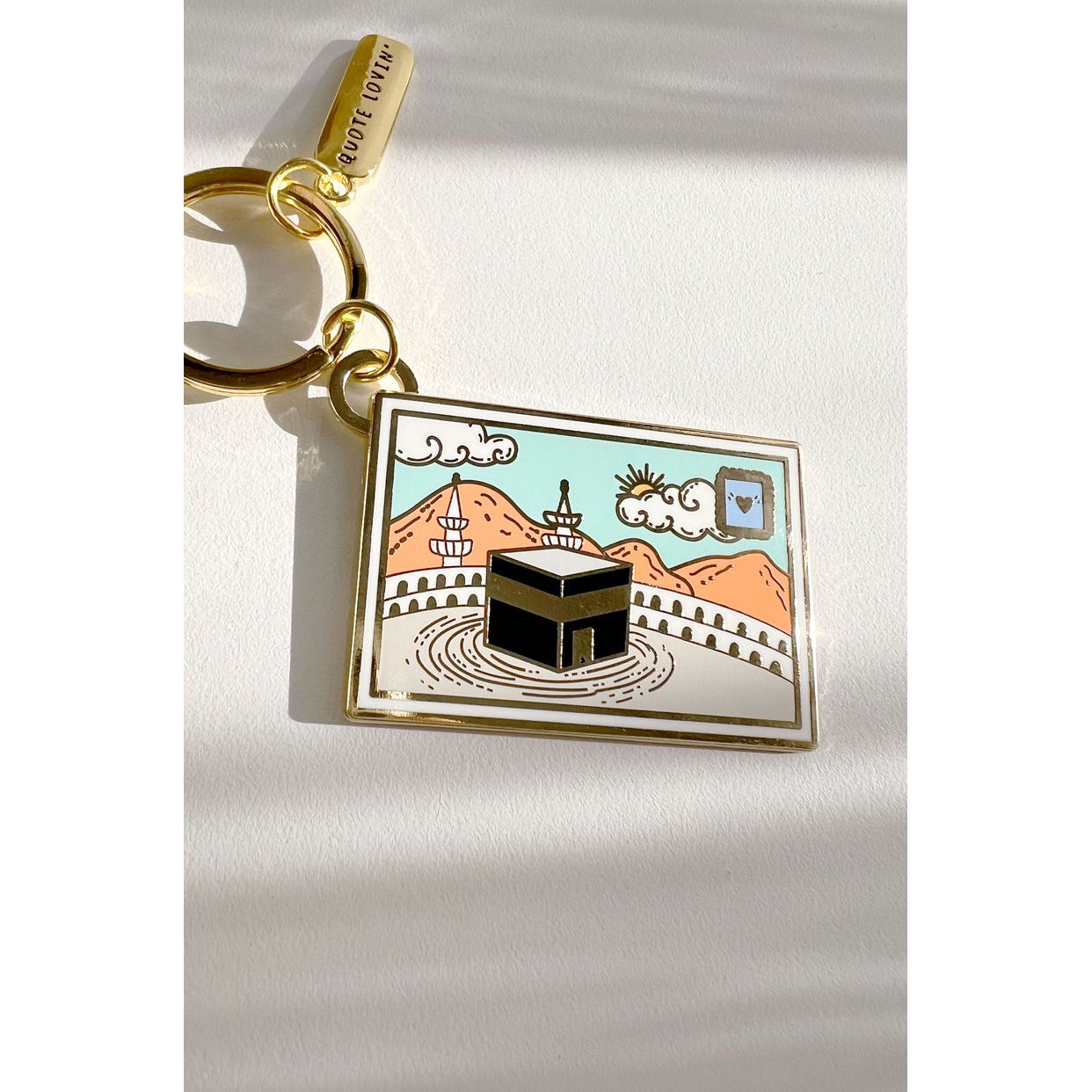 Kabah Postcard (18K Gold plated)