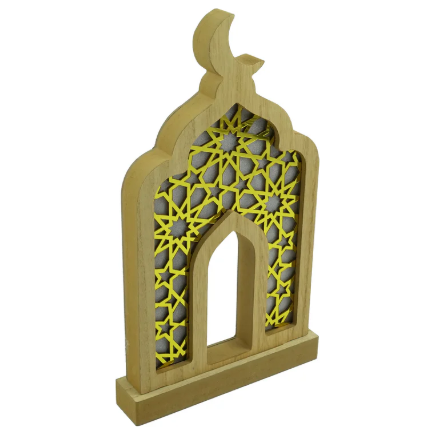 Light Up Masjid Door - Wooden