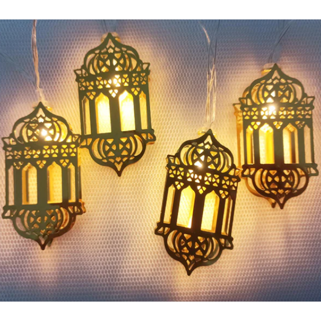 Ornate Lantern LED String Lights