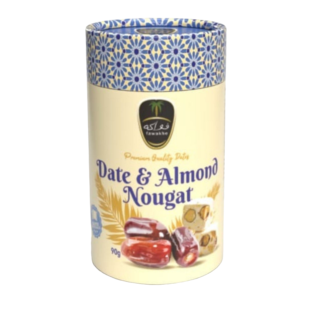 Dates with Almonds & Nougat Gift Tube (90g)