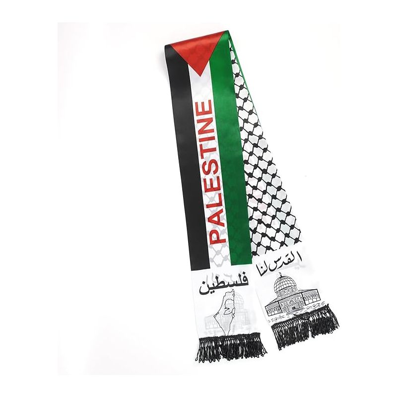 Palestine Flag Neck Scarf