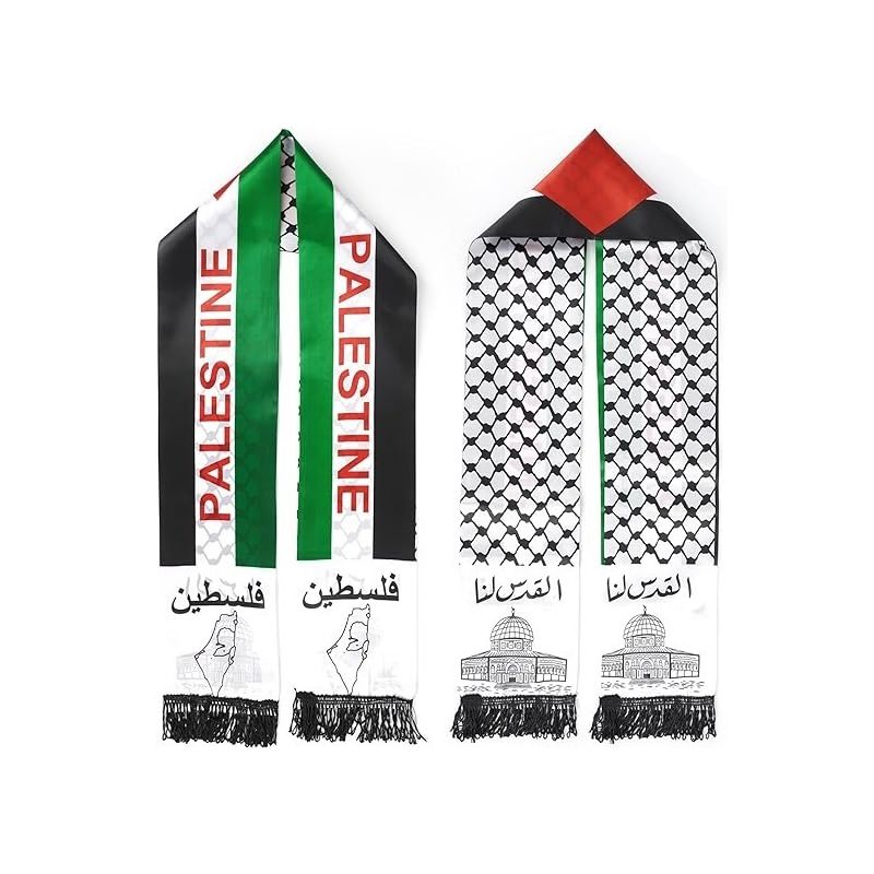 Palestine Flag Neck Scarf