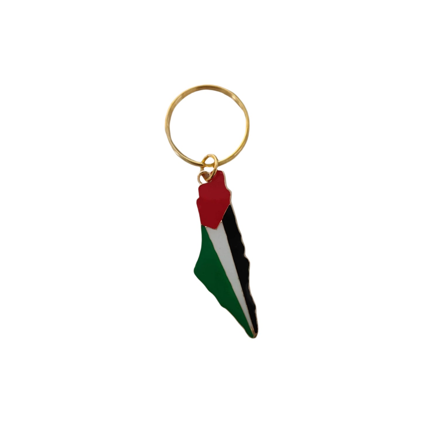 Palestine Map Keyring