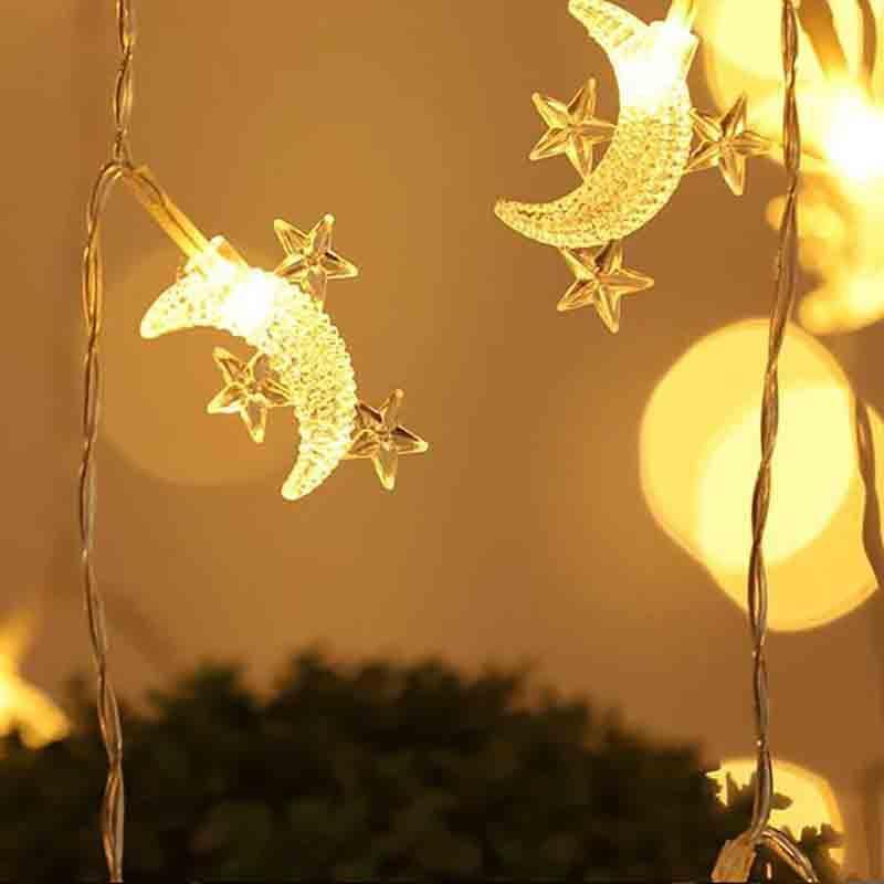 Mini String Light Set: Moon & 3 Stars