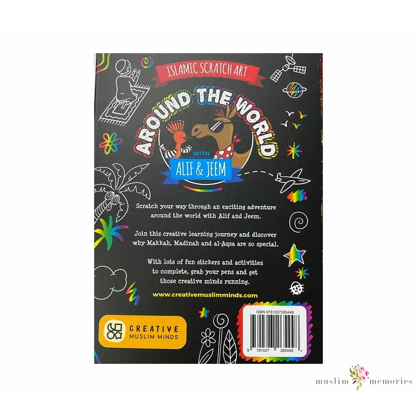 Islamic Scratch Art Book: Around the World