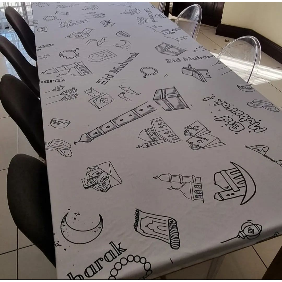 DIY Eid Doodle Tablecloths - 2.5m