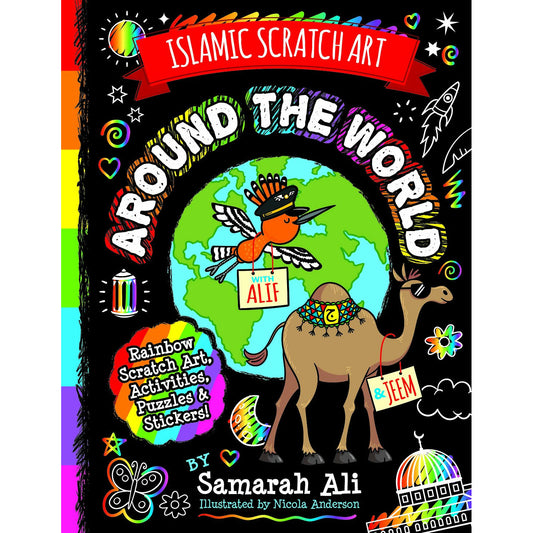 Islamic Scratch Art Book: Around the World