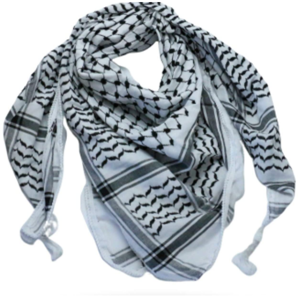 Made in Palestine – Keffiyeh (Traditional Black or Flag Colors) – SUHAYLA