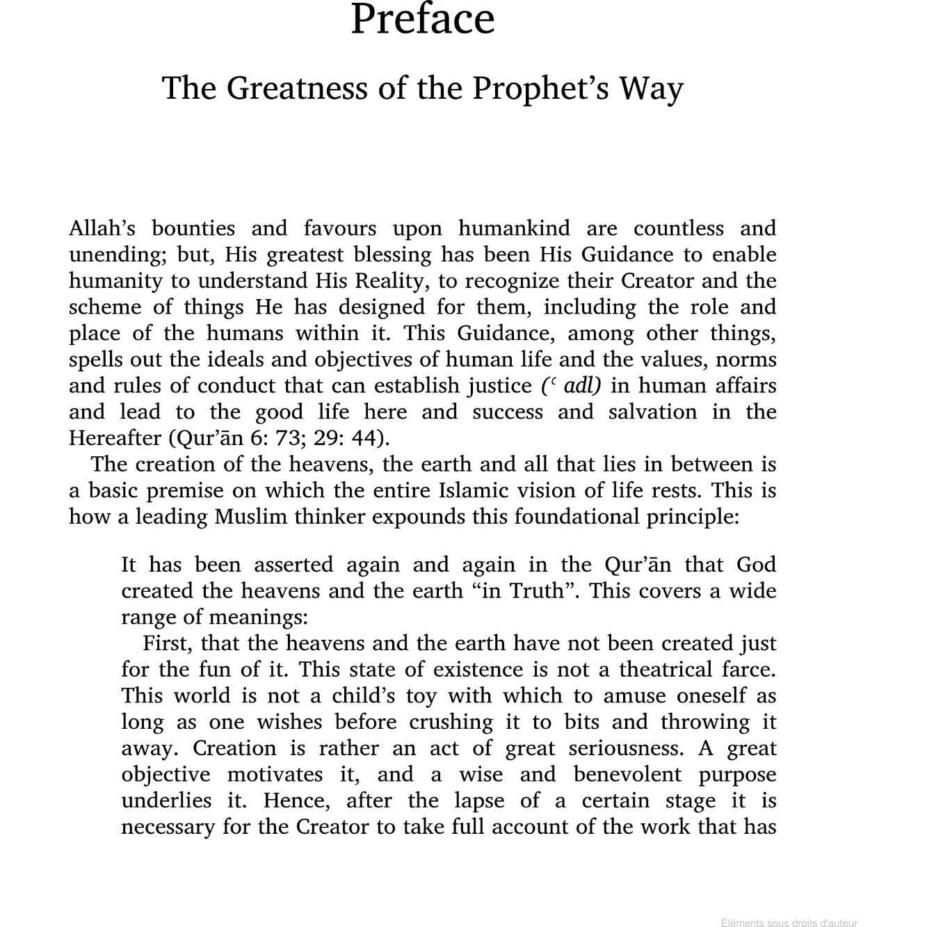 The Way of the Prophet: A Selection of Hadith